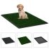 Toaletă animale companie tavă & gazon artificial 64x51x3cm WC GartenMobel Dekor