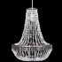 Candelabru pandantiv cu cristale, 26 x 70 cm  GartenMobel Dekor
