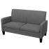 Canapea cu 2 locuri, 135 x 65 x 76 cm, galben GartenMobel Dekor