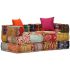 Canapea puf modulară cu 2 locuri, petice, material textil GartenMobel Dekor