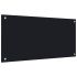 Panou antistropi de bucătărie negru 100x50 cm sticlă securizată GartenMobel Dekor
