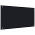 Panou antistropi de bucătărie negru 100x50 cm sticlă securizată GartenMobel Dekor