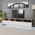Comode TV 2 buc, PAL, 95x35x36 cm, culoarea stejarului GartenMobel Dekor
