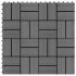 Plăci de pardoseală, 22 buc., negru, 30 x 30 cm, WPC, 2 mp GartenMobel Dekor