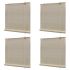 Jaluzele din bambus natural tip rulou, 4 buc., 120 x 160 cm GartenMobel Dekor