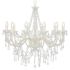 Candelabru cu mărgele, negru, 12 becuri x E14 GartenMobel Dekor