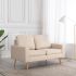 Canapea cu 2 locuri, verde, material textil GartenMobel Dekor