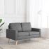 Canapea cu 2 locuri, verde, material textil GartenMobel Dekor