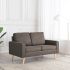 Canapea cu 2 locuri, verde, material textil GartenMobel Dekor