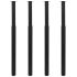 Picioare de masă telescopice, 4 buc., negru, 710 mm-1100 mm GartenMobel Dekor