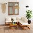 Set mobilier grădină cu perne, 6 piese, lemn masiv acacia GartenMobel Dekor