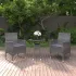Set mobilier de grădină, 3 piese, bej, poliratan GartenMobel Dekor