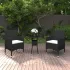Set mobilier de grădină, 3 piese, bej, poliratan GartenMobel Dekor