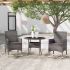 Set mobilier de grădină, 3 piese, bej, poliratan GartenMobel Dekor