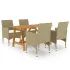 Set mobilier de grădină, 5 piese, gri GartenMobel Dekor