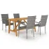Set mobilier de grădină, 5 piese, maro GartenMobel Dekor