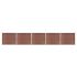 Set panouri gard, 353x146 cm, maro, WPC   GartenMobel Dekor
