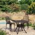 Set mobilier bistro, 5 piese, bronz, aluminiu turnat GartenMobel Dekor
