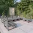 Set mobilier de grădină, 6 piese, maro miere, lemn masiv de pin GartenMobel Dekor