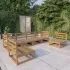 Set mobilier de grădină, 6 piese, maro miere, lemn masiv de pin GartenMobel Dekor