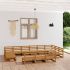 Set mobilier de grădină, 13 piese, lemn masiv de pin GartenMobel Dekor