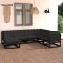 Set mobilier de grădină cu perne, 7 piese, lemn masiv de pin GartenMobel Dekor