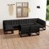 Set mobilier de grădină, 9 piese, lemn masiv de pin GartenMobel Dekor
