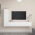 Set dulapuri TV, 4 piese, alb, lemn prelucrat GartenMobel Dekor