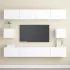 Set de dulapuri TV, 6 piese, gri beton, lemn prelucrat GartenMobel Dekor