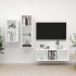 Set de dulapuri TV, 3 piese, gri beton, lemn prelucrat GartenMobel Dekor