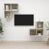 Set de dulapuri TV, 4 piese, stejar sonoma, lemn prelucrat GartenMobel Dekor