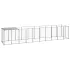 Padoc pentru câini, argintiu, 6,05 m², oțel   GartenMobel Dekor