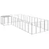 Padoc pentru câini, argintiu, 37,51 m², oțel   GartenMobel Dekor