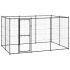 Padoc câini de exterior cu acoperiș, 7,26 m², oțel galvanizat GartenMobel Dekor