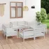Set mobilier de grădină, 8 piese, lemn masiv de pin GartenMobel Dekor