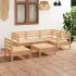 Set mobilier de grădină, 6 piese, lemn masiv de pin GartenMobel Dekor