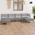 Set mobilier de grădină, 6 piese, lemn masiv de pin GartenMobel Dekor