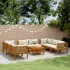 Set mobilier de grădină, perne crem, 9 piese, lemn masiv acacia GartenMobel Dekor