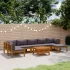 Set mobilier grădină cu perne, 8 piese, lemn masiv acacia GartenMobel Dekor