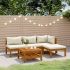 Set mobilier de grădină cu perne, 5 piese, lemn masiv acacia GartenMobel Dekor