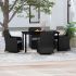 Set mobilier de grădină, cu perne, 3 piese, maro GartenMobel Dekor