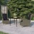 Set de mobilier pentru grădină, 3 piese, gri închis GartenMobel Dekor