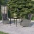Set de mobilier pentru grădină, 3 piese, gri închis GartenMobel Dekor