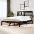 Cadru pat, alb, 140x190 cm, lemn masiv de pin GartenMobel Dekor
