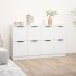 Servante, 2 buc., negru, 60x30x70 cm, lemn compozit GartenMobel Dekor