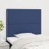 Tăblii de pat, 4 buc, albastru, 72x5x78/88 cm, textil GartenMobel Dekor
