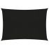 Pânză parasolar, dreptunghiular, negru, 6x8 m, HDPE, 160 g/m² GartenMobel Dekor