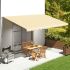 Pânză copertină, galben & alb, 6x3 m (cadrul nu este inclus) GartenMobel Dekor