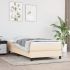 Cadru de pat box spring, crem, 200x200 cm, textil GartenMobel Dekor