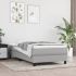 Cadru de pat box spring, gri deschis, 200x200 cm, textil GartenMobel Dekor